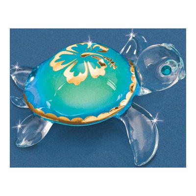 Aloha Sea Turtle Handcrafted Glass Figurine – view 4