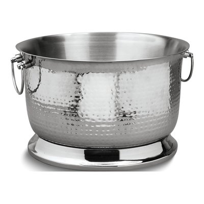 Stainless Steel Hammered Party Tub