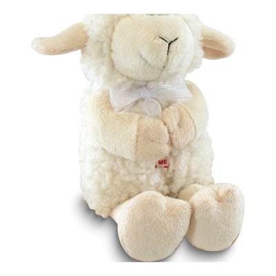 Plush Praying Lamb Toy - Plays Jesus Loves Me