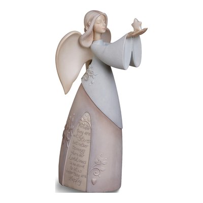 Foundations Bereavement Angel with Star Figurine