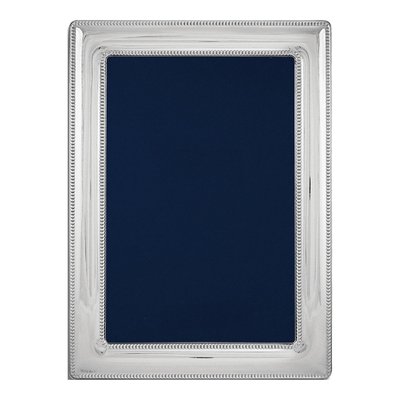 Silver-Tone Beaded 5x7 Photo Frame