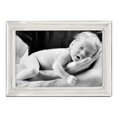 Bilaminate Sterling Silver 4x6 Photo Frame