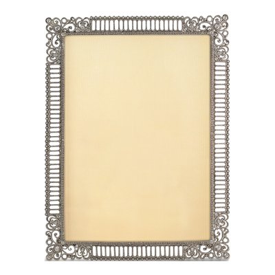 Silver-Tone Crystal Accent 5x7 Photo Frame