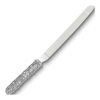 Silver-Plated Crystal Wedding Cake Knife