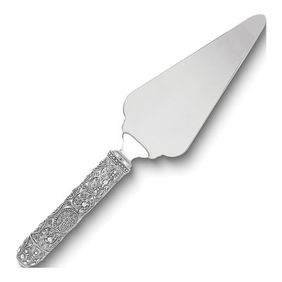 Silver-Plated Pie Server with Austrian Crystals