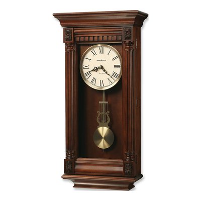 Howard Miller Lewisburg Cherry Wood Chiming Wall Clock