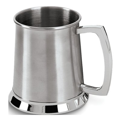 Stainless Steel Satin 20oz Tankard