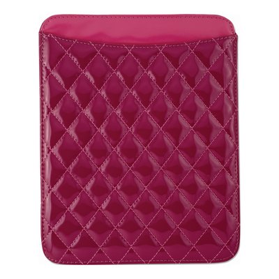 Fushia Patent Tablet Holder