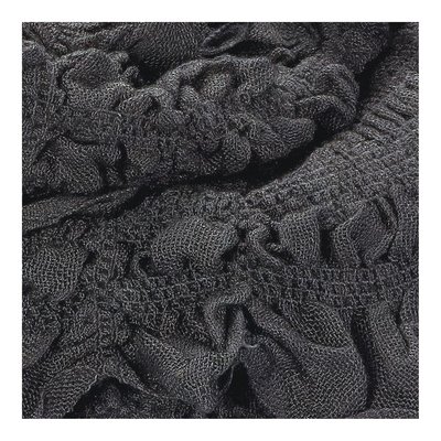 Grey Viscose Fashion Scarf - Lightweight Accessory – view 3