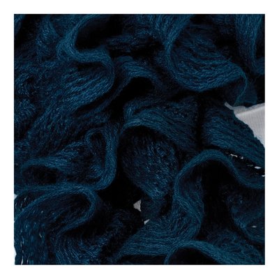 Dark Blue Knitted Frill Fashion Scarf – view 2