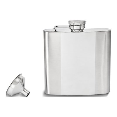Stainless Steel 6 oz Hip Flask with Funnel
