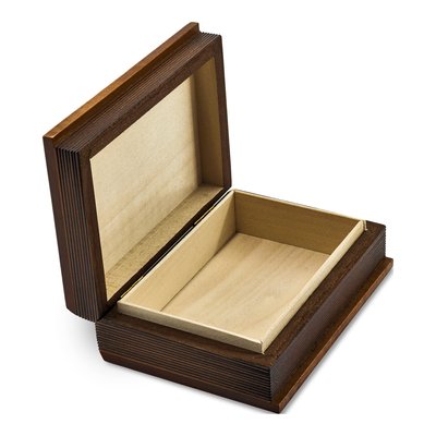 Hand-Carved Wooden Cross Bible Box – view 2
