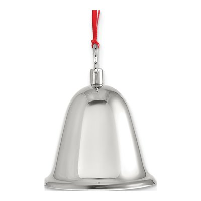 Engravable Red Ribbon Bell Ornament – view 2