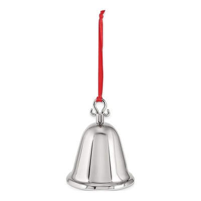 Engravable Red Ribbon Bell Ornament – view 3