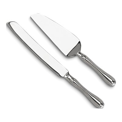 Nickel-Plated Westwood Knife & Server Set