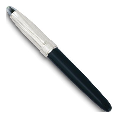 Charles Hubert Black Roller Ball Pen with MOP Cap