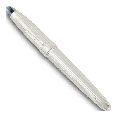 Charles Hubert Silver-Tone Pen with Mother of Pearl Cap