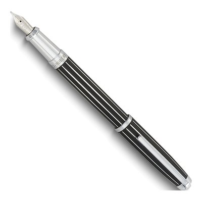 Charles Hubert Black & Chrome Fountain Pen