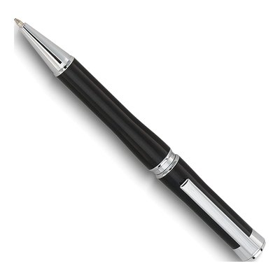 Charles Hubert Black & Silver-tone Ballpoint Pen