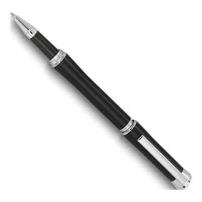 Charles Hubert Black & Silver-Tone Roller Ball Pen