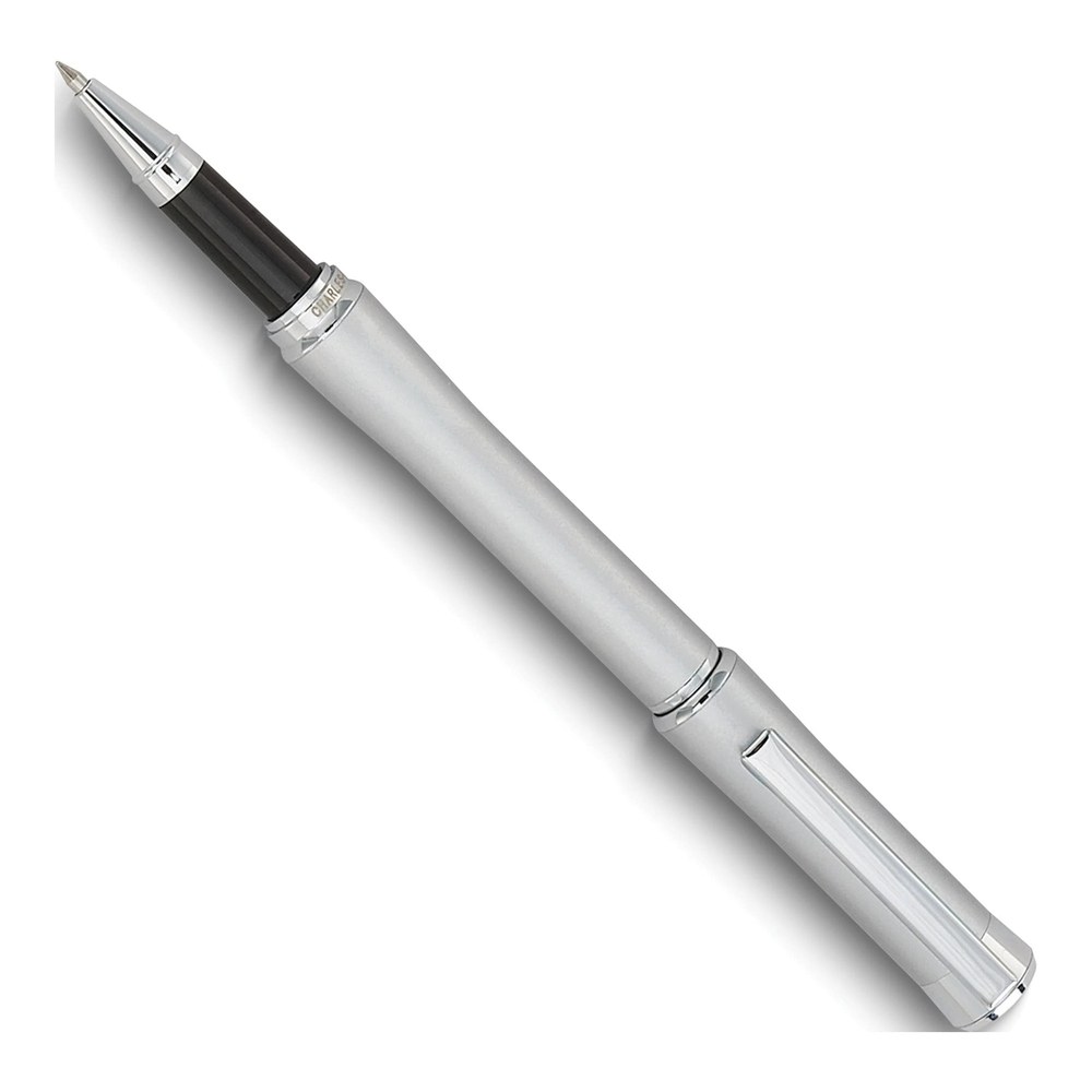 Charles Hubert Brushed Silver-tone Roller Ball Pen