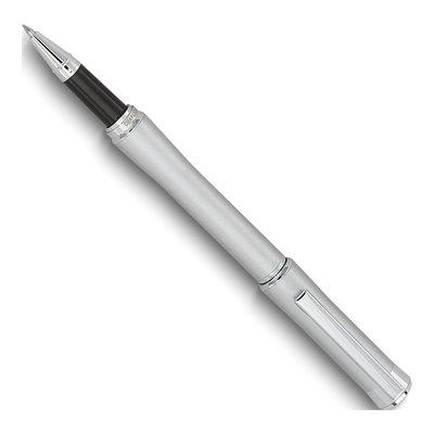 Charles Hubert Brushed Silver-tone Roller Ball Pen