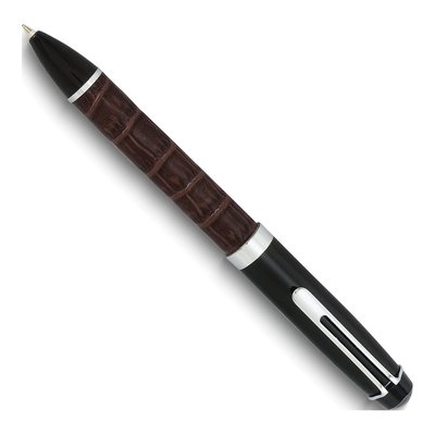 Charles Hubert Brown Croco Texture Ballpoint Pen
