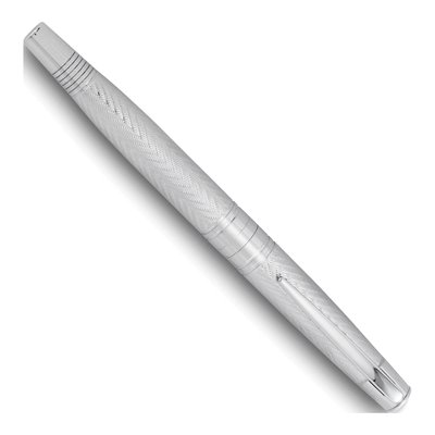 Charles Hubert Silver-Tone Chevron Fountain Pen