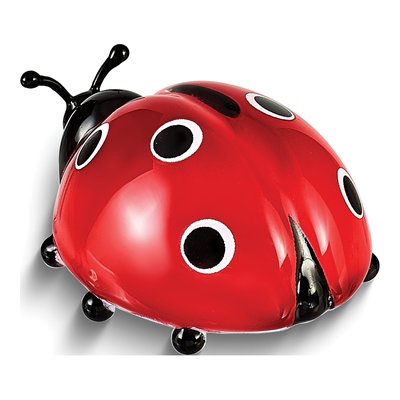 Red Ladybug Handcrafted Glass Figurine – view 2