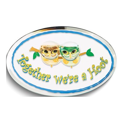 Owls Together We're a Hoot Glass Figurine Gift – view 3