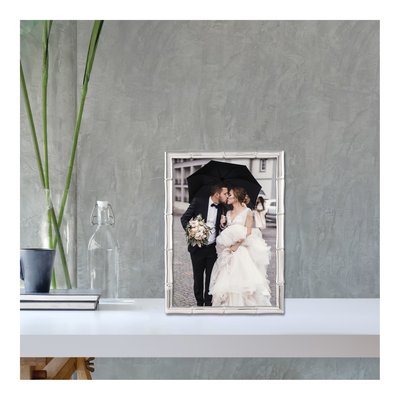 Silver-Tone Bamboo 4x6 Photo Frame Gift – view 4