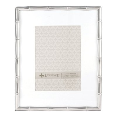 Silver-Tone Bamboo 8x10 Frame for 5x7 Photo
