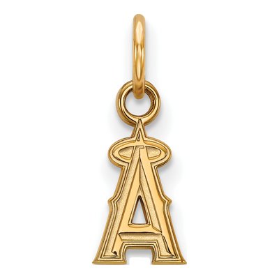 Los Angeles Angels Gold-Plated Sterling Silver LA Extra Small Pendant