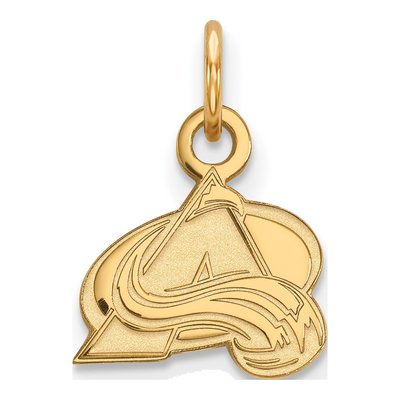 Colorado Avalanche Gold-Plated Sterling Silver Extra Small Letter A Pendant