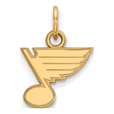 St. Louis Blues Gold-Plated Sterling Silver Extra Small Pendant