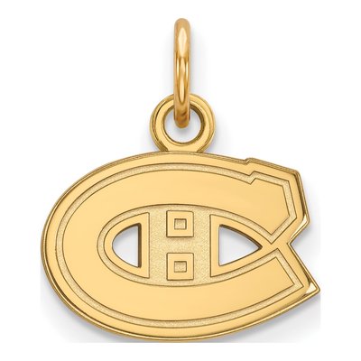 Montreal Canadiens Gold-Plated Sterling Silver Extra Small Pendant