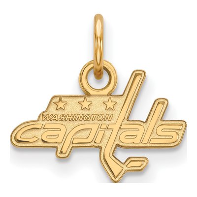 Washington Capitals Gold-Plated Sterling Silver Extra Small Pendant
