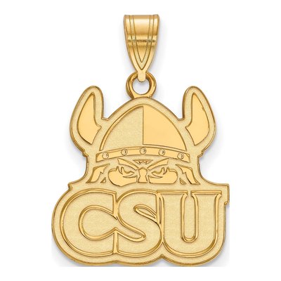 Cleveland State University Gold-Plated Sterling Silver Large Pendant
