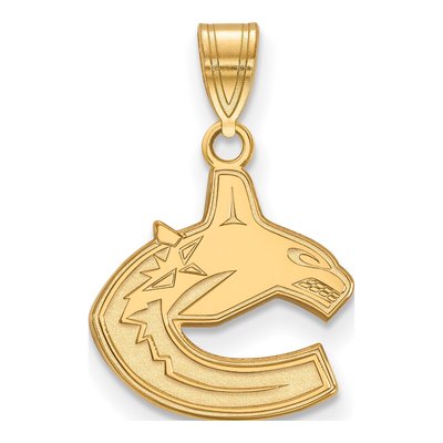 Vancouver Canucks Gold-Plated Sterling Silver Small Pendant