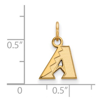 Arizona Diamondbacks Gold-Plated Silver Pendant – view 2