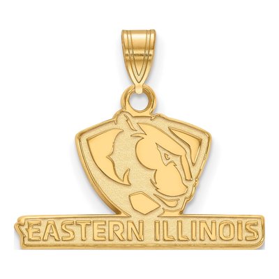 Eastern Illinois University Gold-Plated Sterling Silver Small Pendant