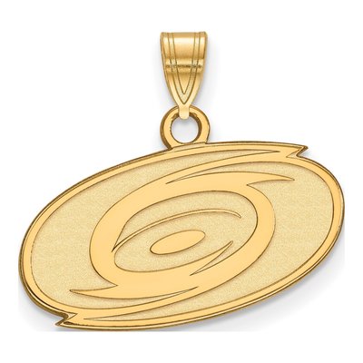 Carolina Hurricanes Gold-Plated Sterling Silver Small Pendant