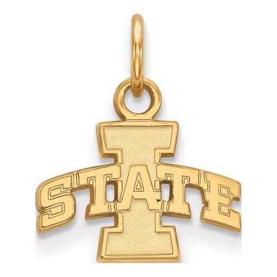 Iowa State University Gold-Plated Sterling Silver Cyclones Extra Small Pendant