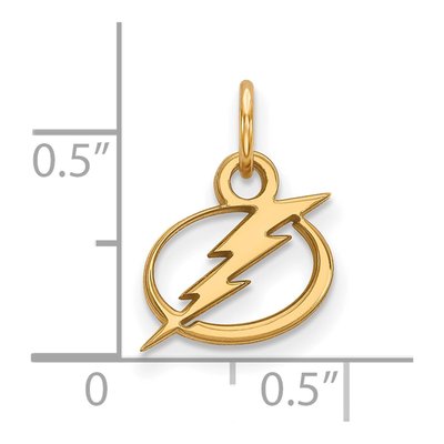 Tampa Bay Lightning Gold-Plated Sterling Silver Extra Small Pendant – view 2