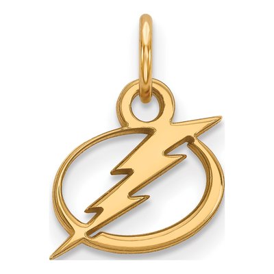 Tampa Bay Lightning Gold-Plated Sterling Silver Extra Small Pendant