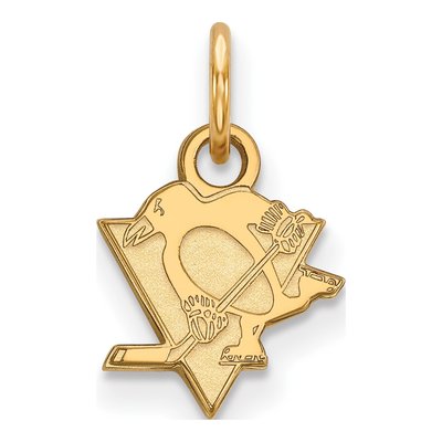 Pittsburgh Penguins Gold-Plated Sterling Silver Extra Small Pendant