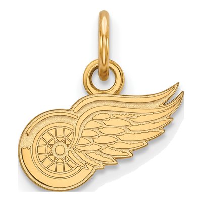 Detroit Red Wings Gold-Plated Sterling Silver Extra Small Pendant