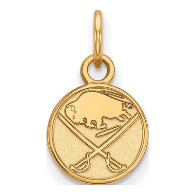 Buffalo Sabres Gold-Plated Sterling Silver Extra Small Pendant