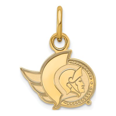 Ottawa Senators Gold-Plated Sterling Silver Extra Small Pendant