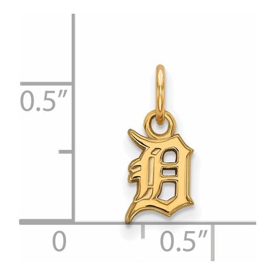 Detroit Tigers Gold-Plated Sterling Silver Extra Small Pendant – view 2